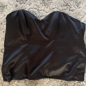 victoria secret black corset